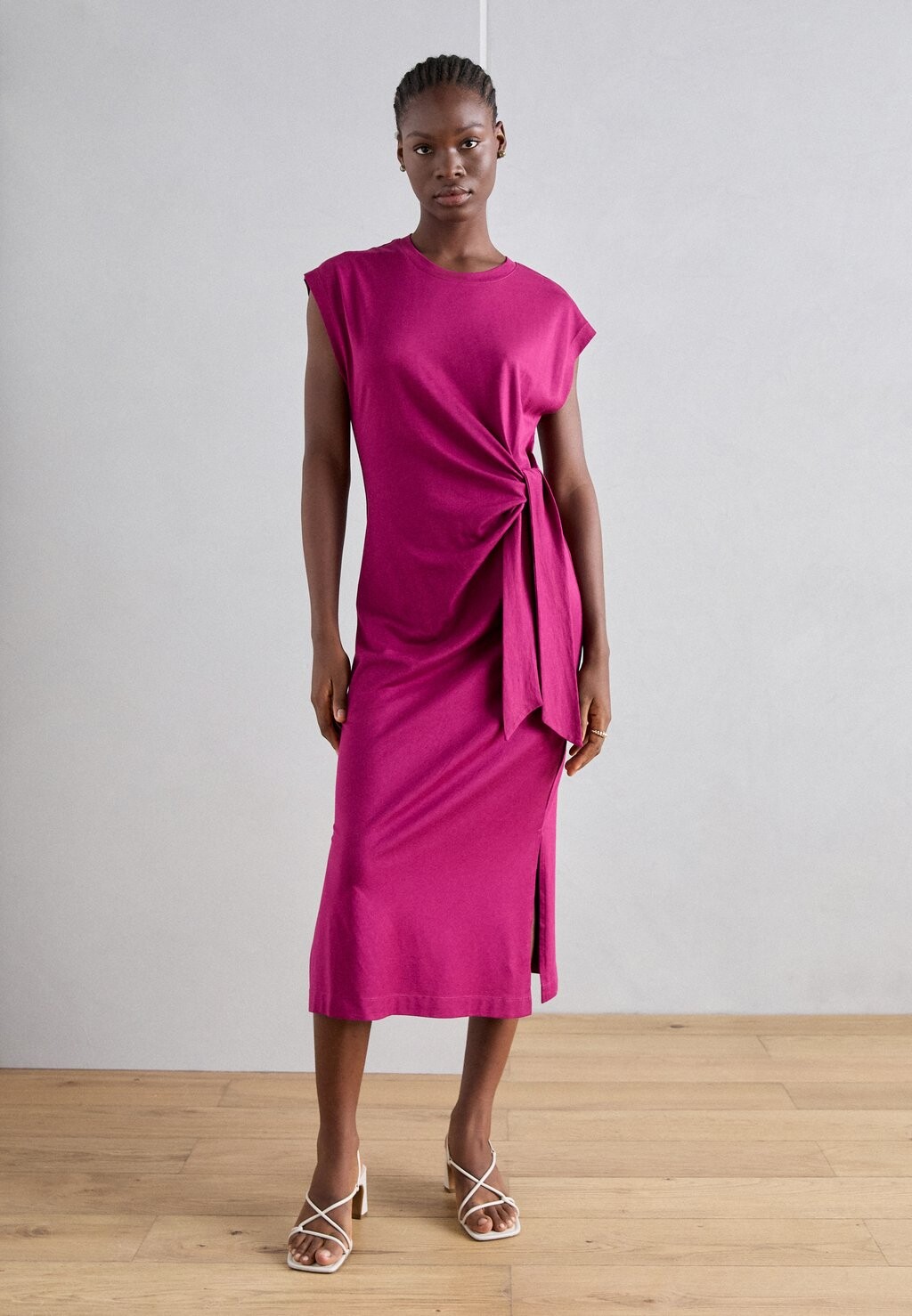 

Платье из джерси KNOT DRESS Esprit, розовый
