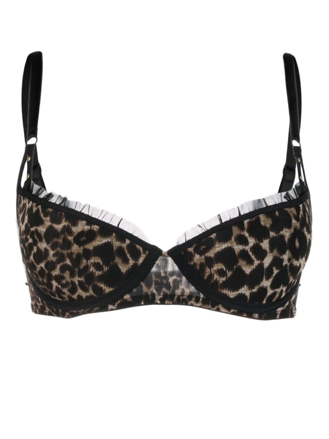 

Marlies Dekkers бюстгальтер Vixen с леопардовым принтом, черный
