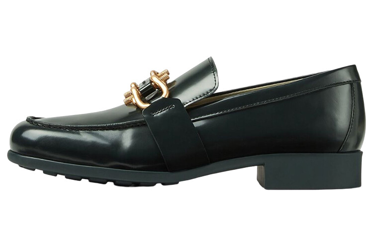 Туфли Bottega Veneta Mary Jane Jasper, темно-зеленый