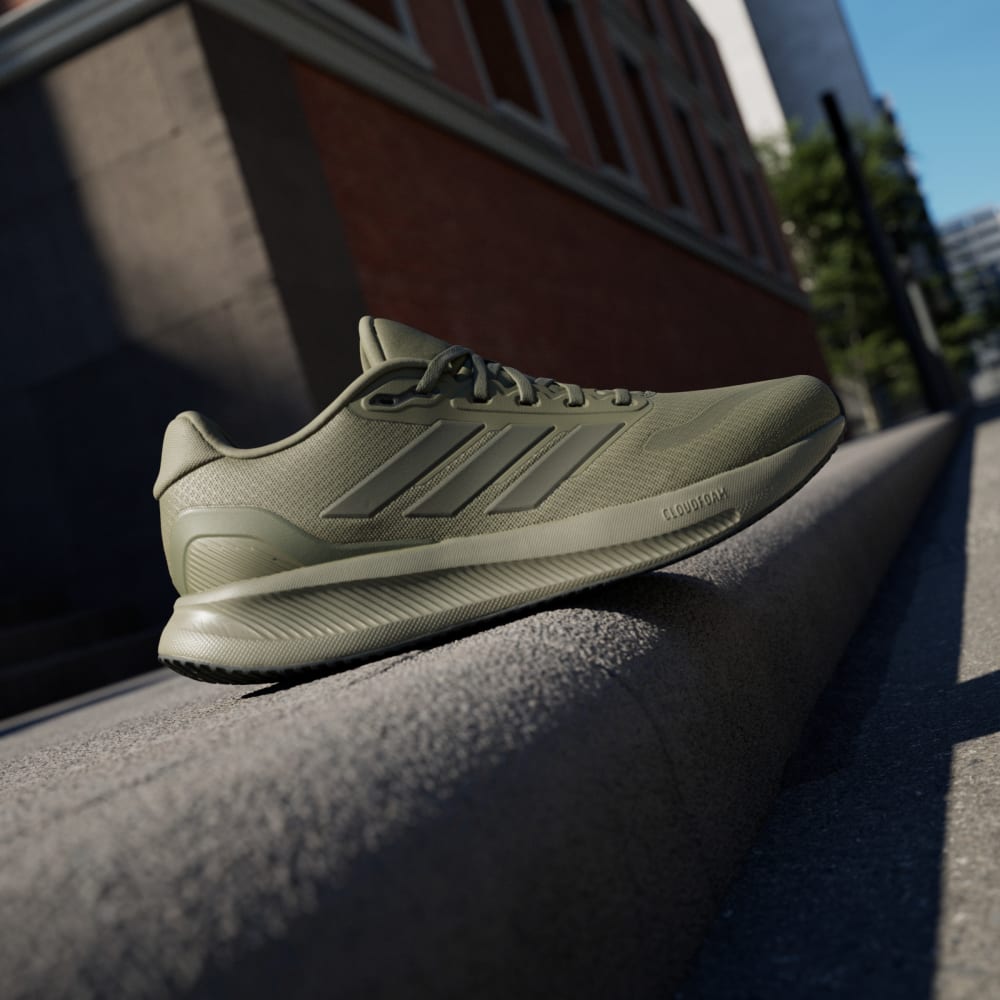 Кроссовки Adidas Runfalcon 5 Running Shoes, цвет Olive Strata/Shadow Olive/Core Black — фото 2