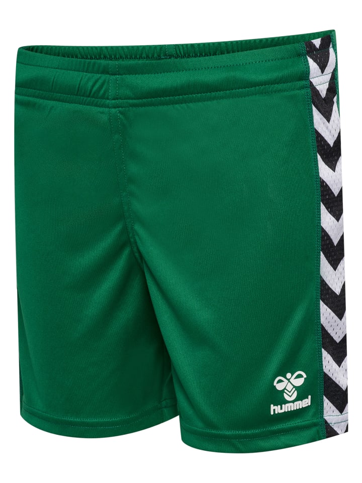 Hummel Игривые шорты для детей в цвете «Вечнозеленый» — фото 4