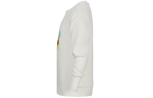 Толстовка cny new year's edition fleece stay warm round neck pullover boy white Nike, белый — фото 3