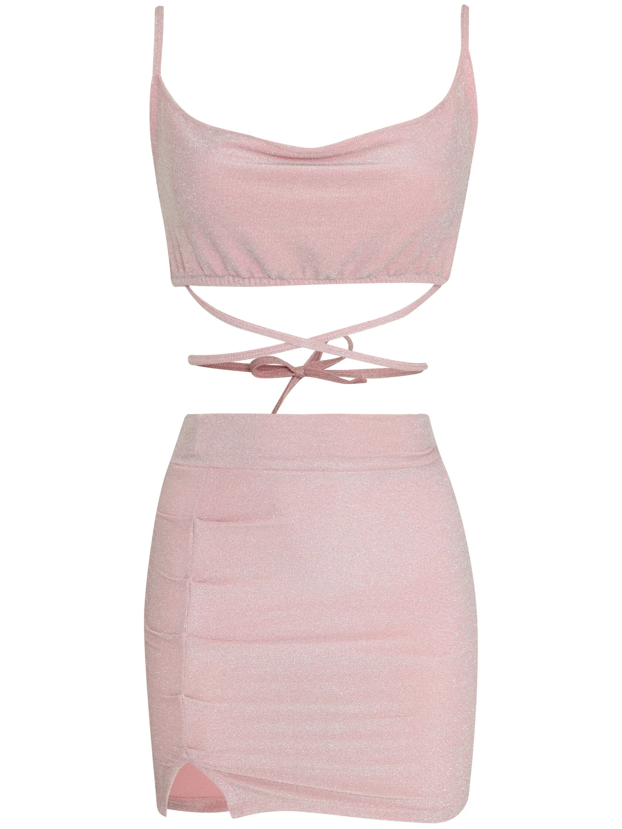 

Комплект Manuela из топа и брюк Lethicia Bronstein, розовый