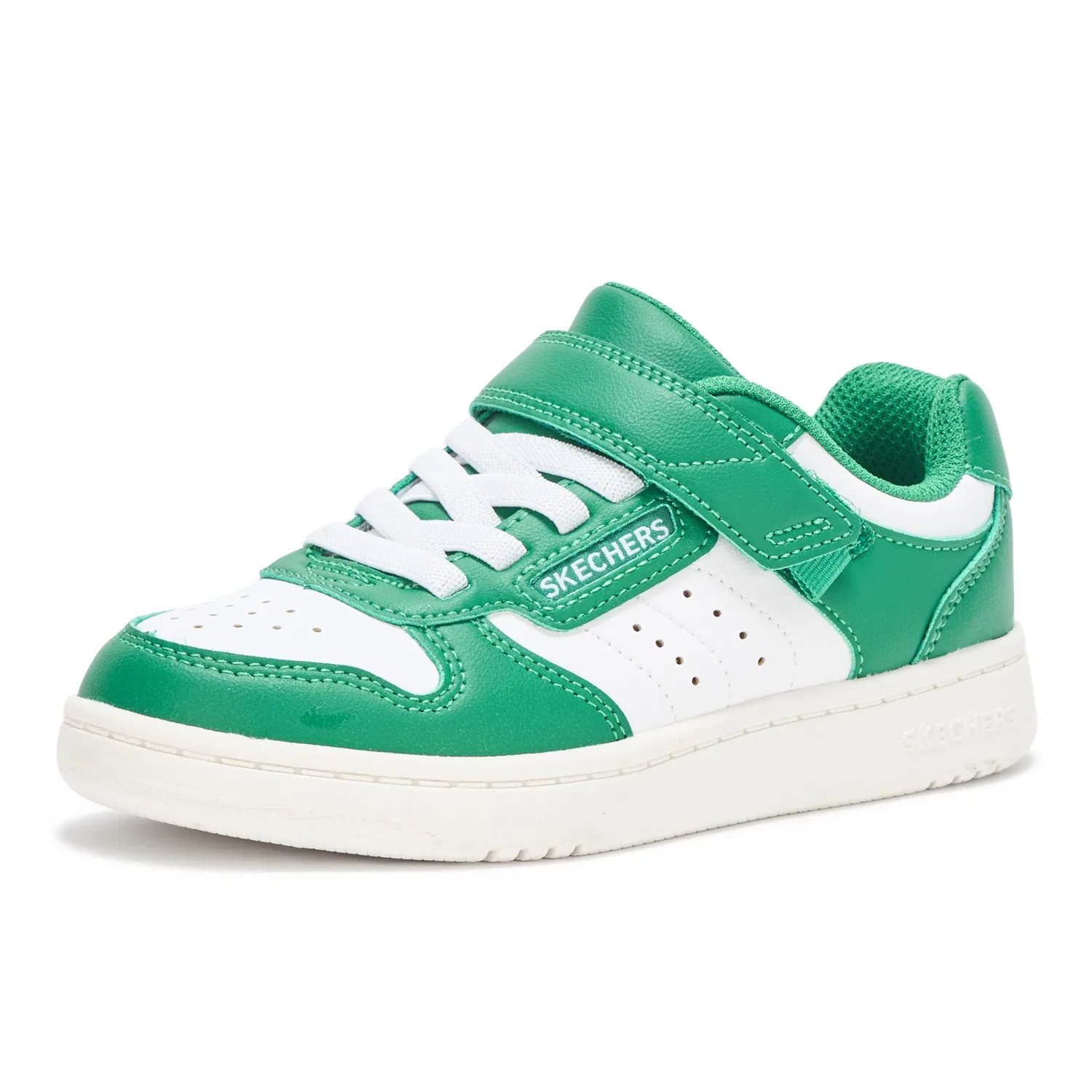 Детские кроссовки для мальчиков с перфорацией Skechers, Green White
