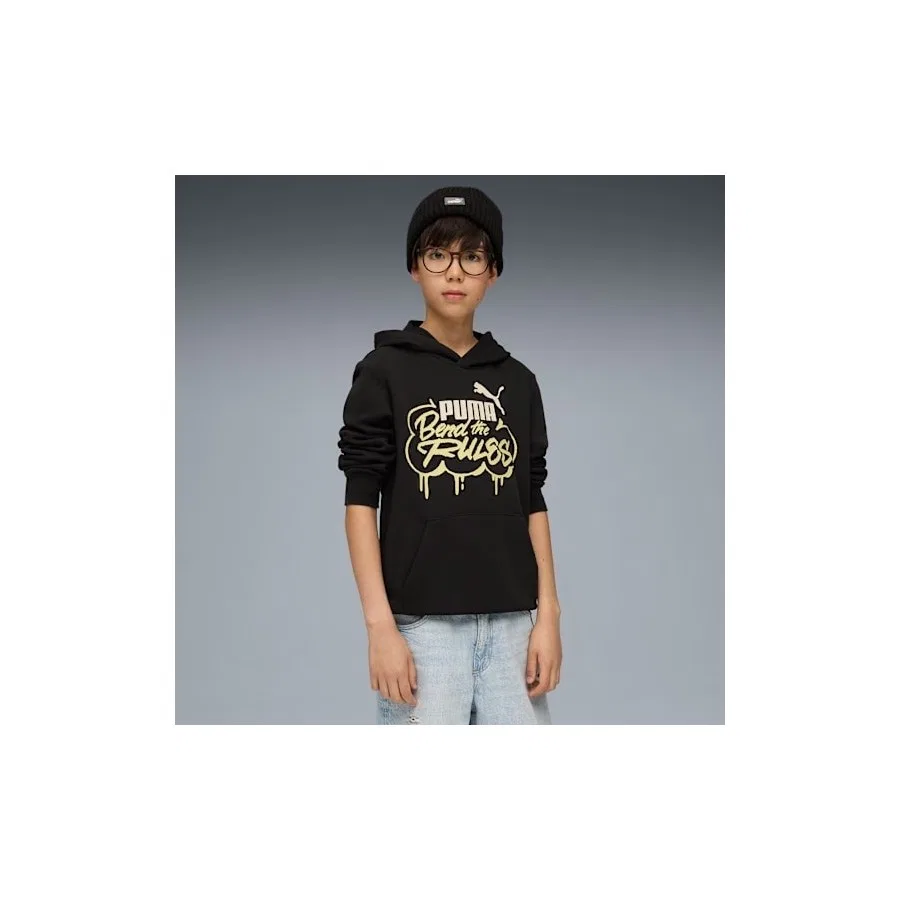 Детский худи с капюшоном MID90S Puma, Черный