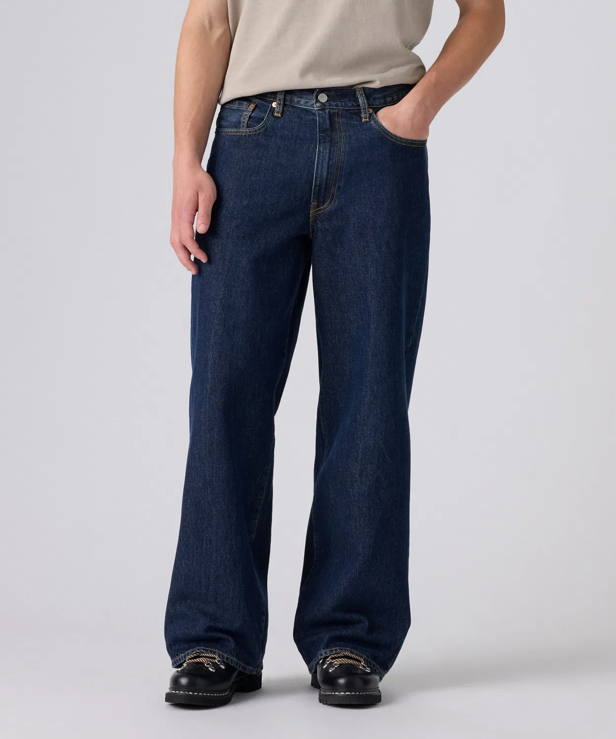 Мужские джинсы свободного кроя BAGGY WIDE LEG Levi's, Темно-синий