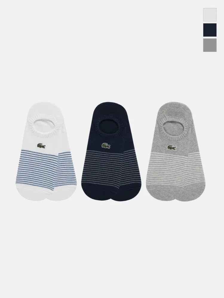 Носки полосатые RA036E-56G LACOSTE, White