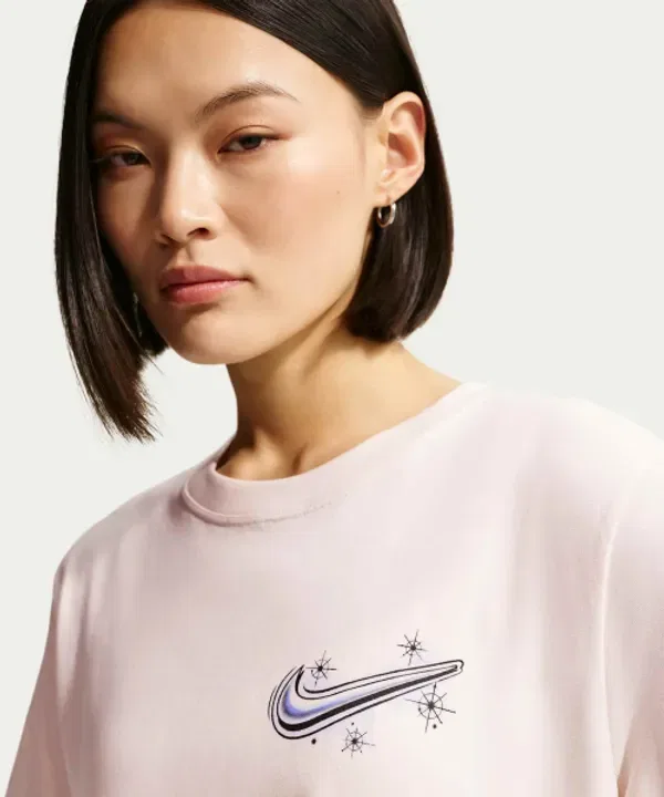 Футболка оверсайз Sportswear Classic, Nike, мел — фото 2