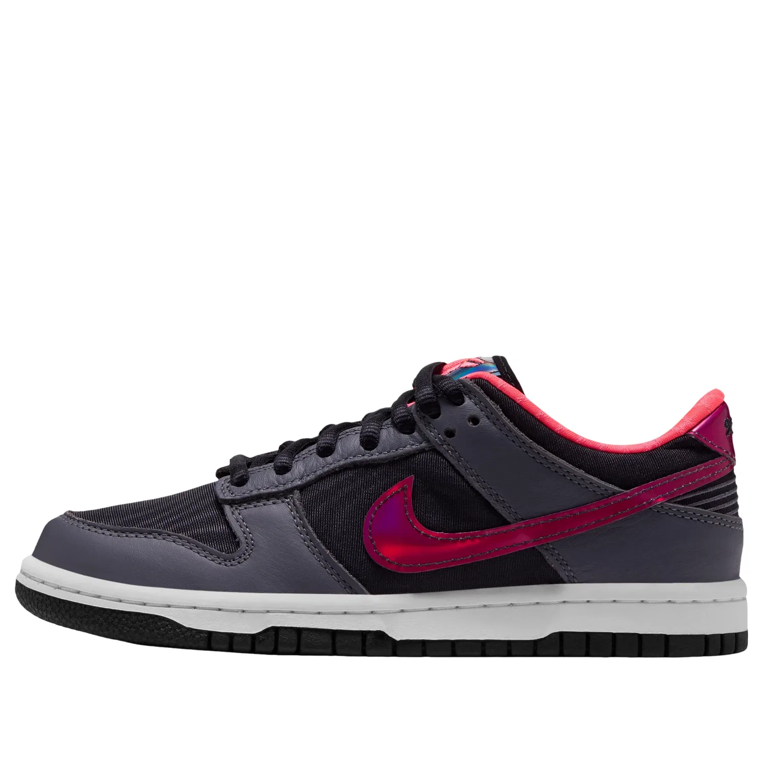 Детские кроссовки с текстильным верхом Dunk Low Protro 'Black Hot Punch' Nike, Black/Hot Punch/Multi-Color