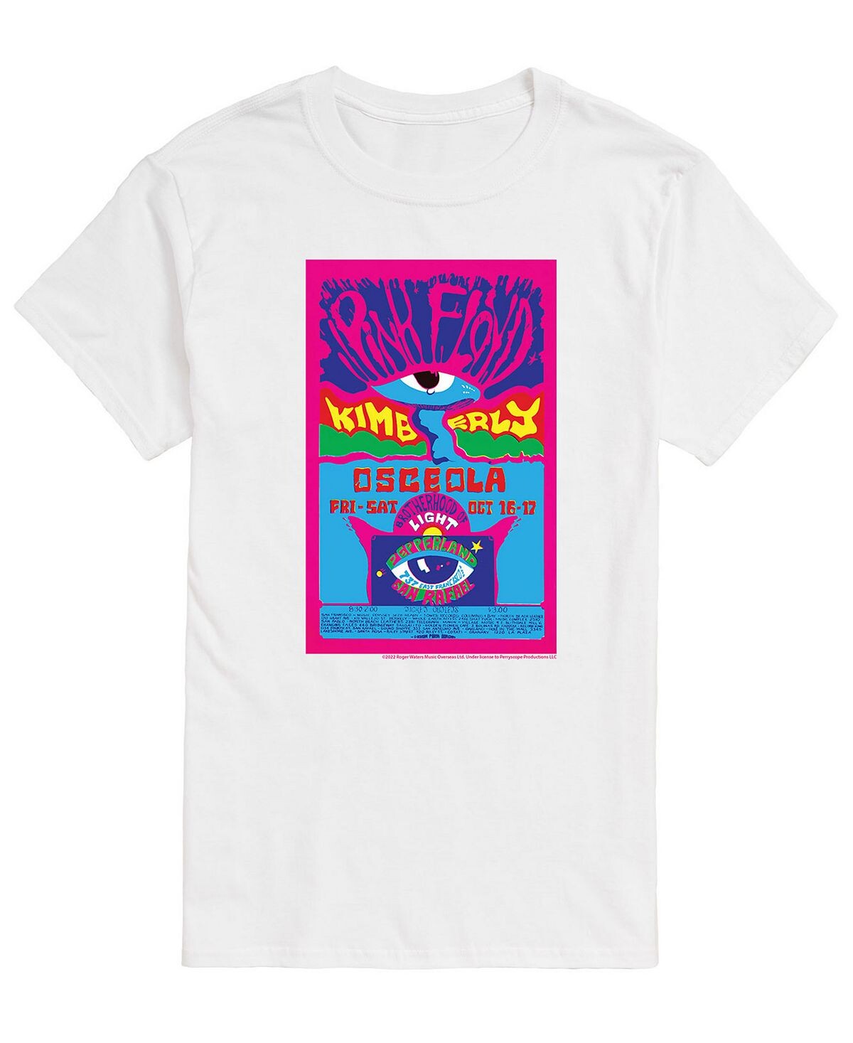 

Мужская футболка pink floyd kimberly AIRWAVES, белый