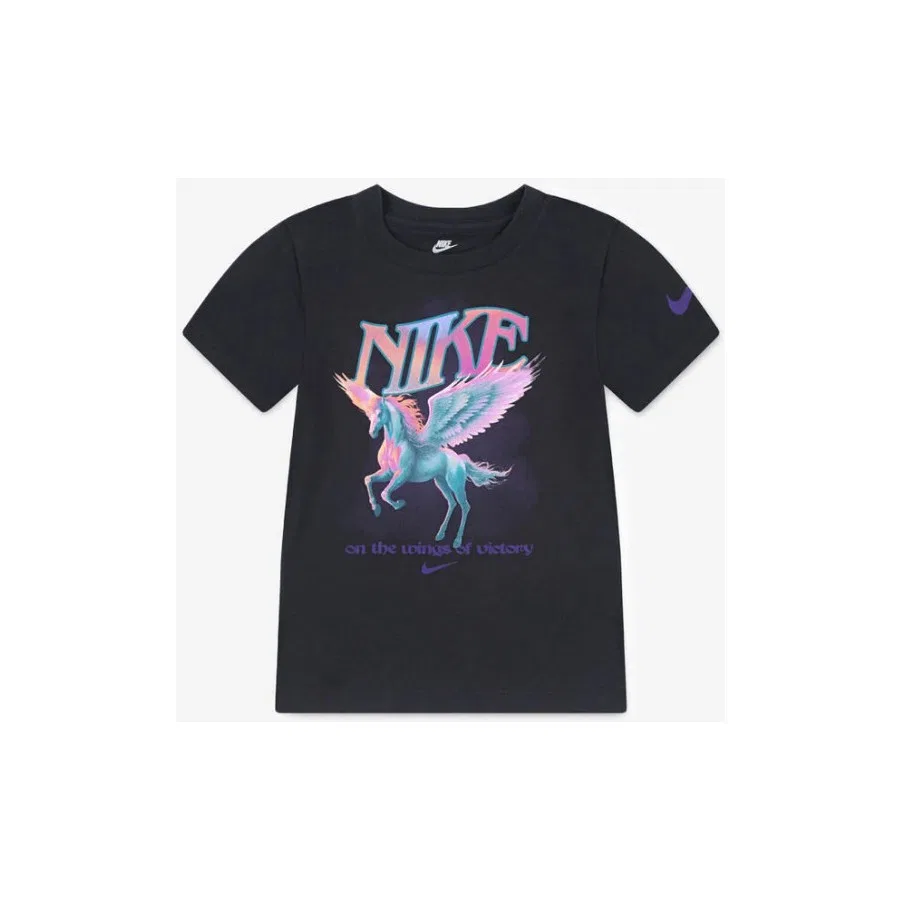 Детская футболка с коротким рукавом Nike Pegasus Ss Tee, Черный
