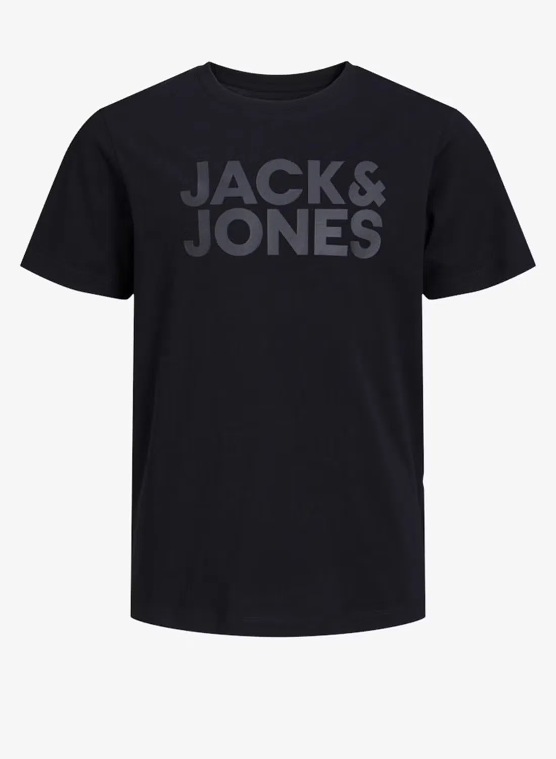 Футболка с коротким рукавом комплект футболок Jack & Jones Junior, черный — фото 3