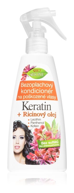 

Регенерирующий спрей для волос Bione Cosmetics Keratin + Ricinový olej