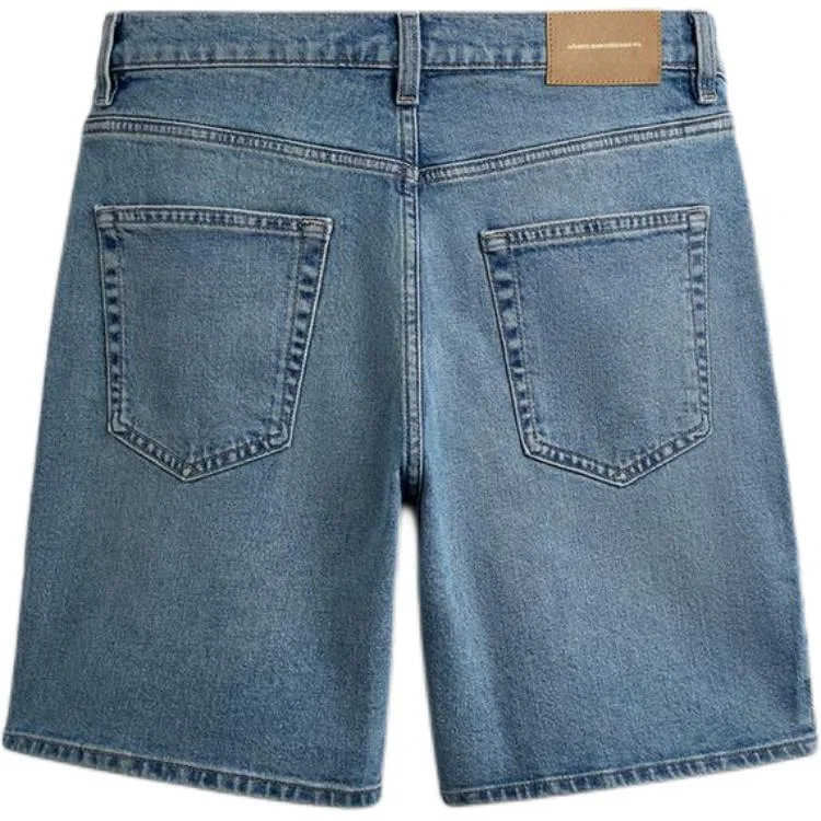 Мужские джинсовые шорты Medium Blue ZARA — фото 3