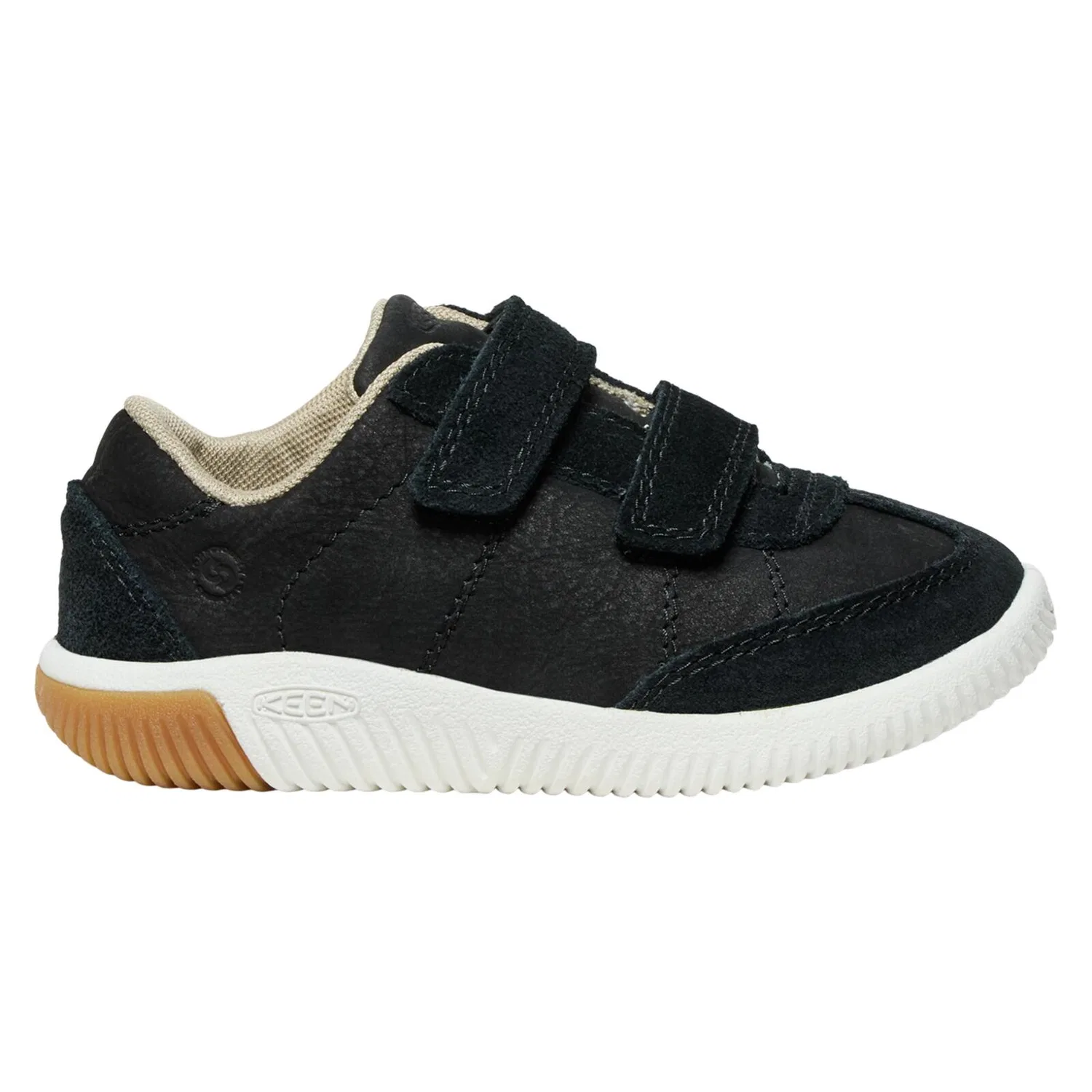 Детские кожаные кроссовки с липучками NX Knit T-Toe DS Keen, Schwarz 909 — фото 4
