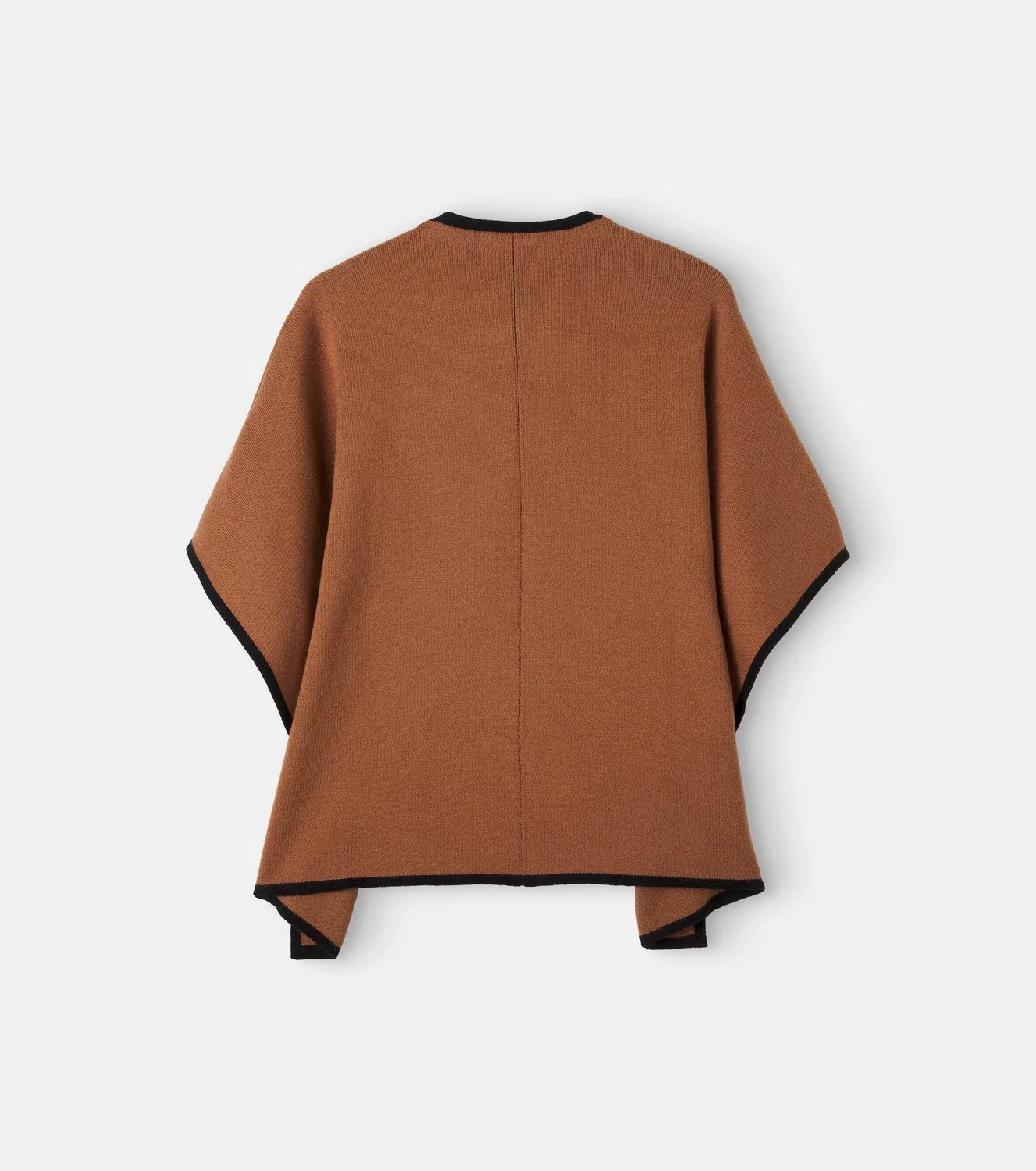 Накидка хлопковая с логотипом Chloé Kids, коричневый — фото 3