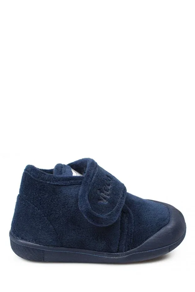 Детские тапочки без задника из текстиля Vicco, Navy Blue — фото 3