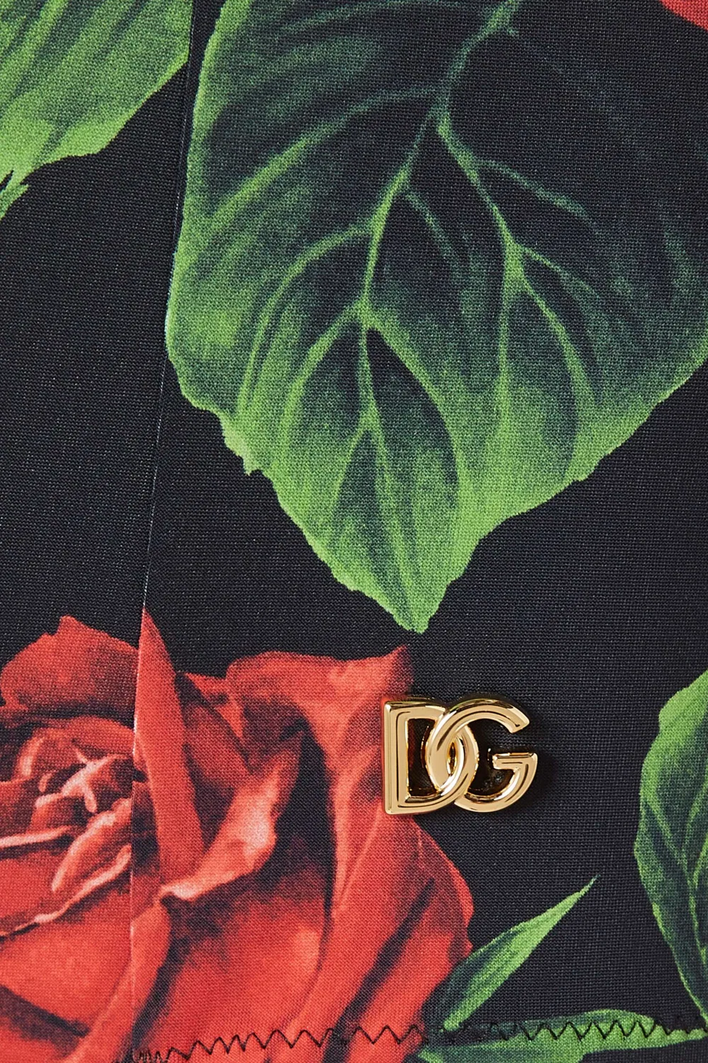 Купальник слитный с принтом роз Dolce & Gabbana — фото 4