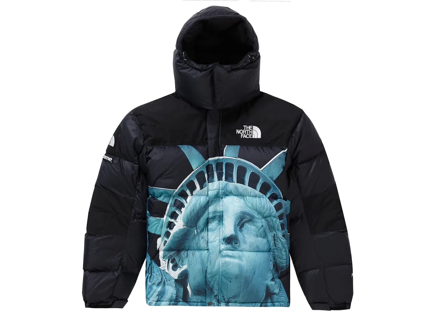 Мужская куртка Балторо с принтом Supreme The North Face Statue of Liberty, Black