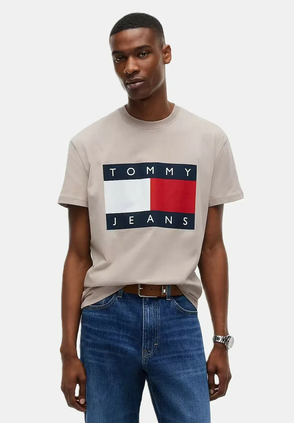 Dm0Dm22645 - футболка с принтом Tommy Hilfiger, Beige
