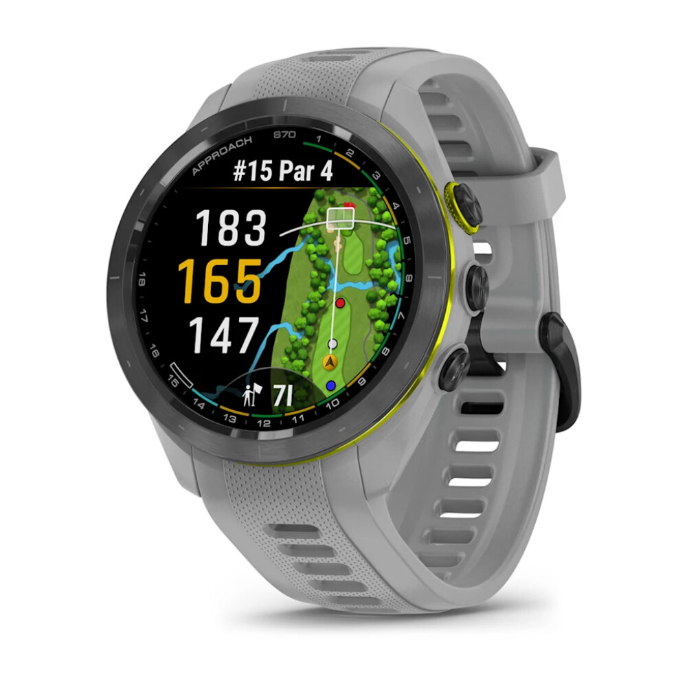 

Умные часы Garmin Approach S70, 1.2", 42 мм, Wi-Fi, серый