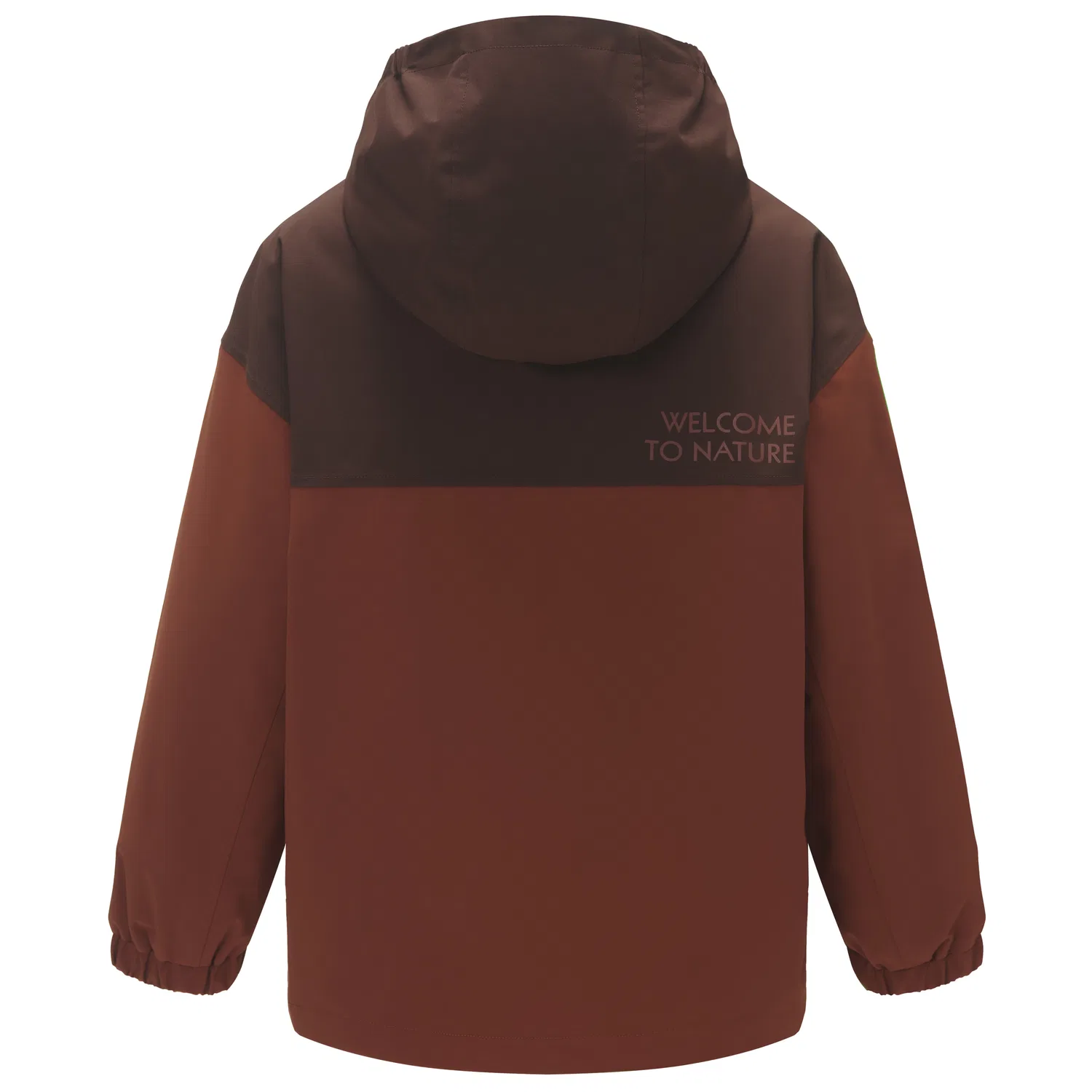 Детская ветровка для мальчиков PELLIOT, Cocoa Brown+Terracotta — фото 3