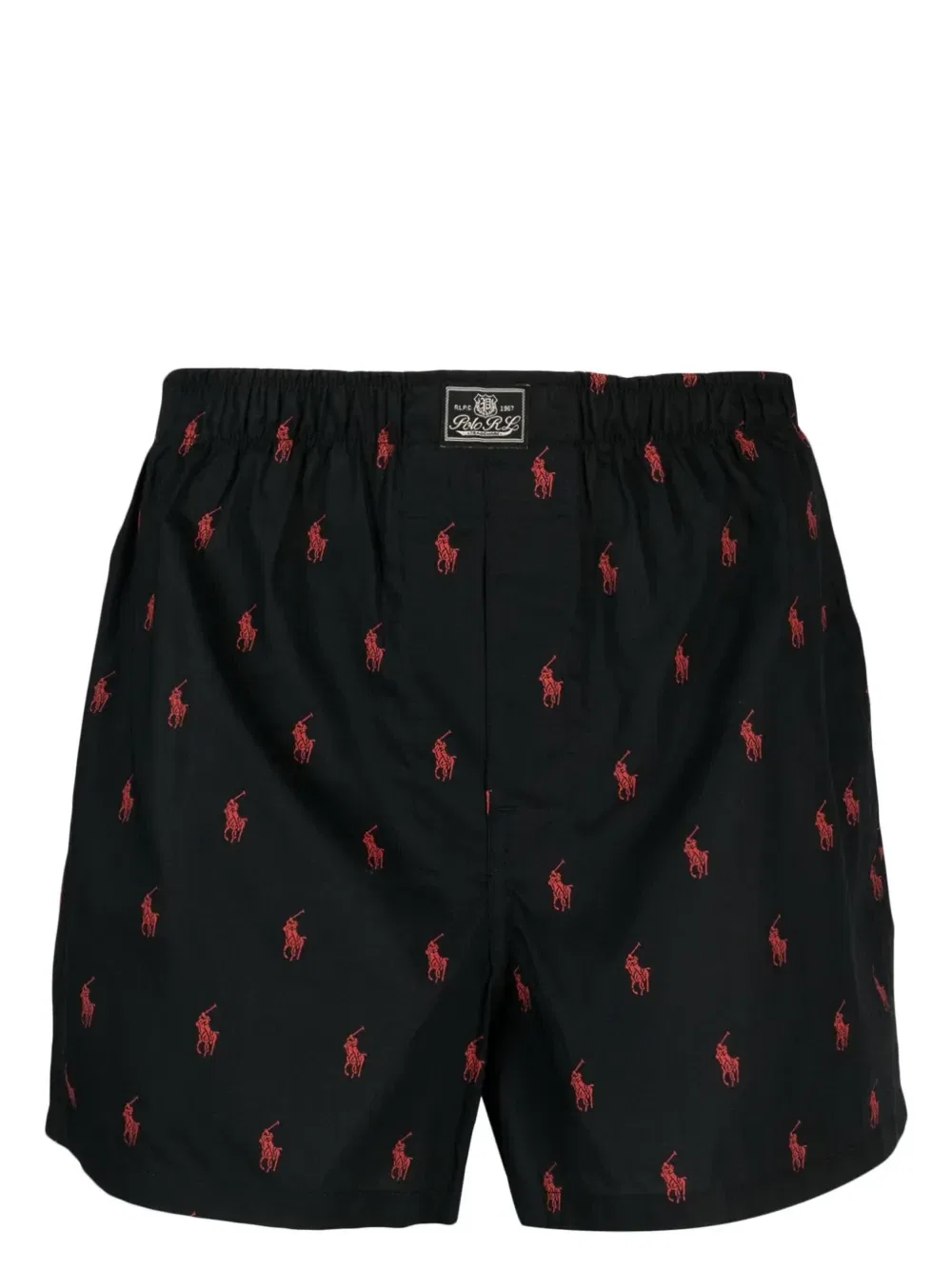 Комплект из трех боксеров с нашивкой-логотипом POLO RALPH LAUREN, черный — фото 2