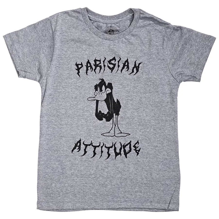 Футболка с принтом Little Eleven Paris Daffy Duck Parisian Attitude Eleven Paris, Grey