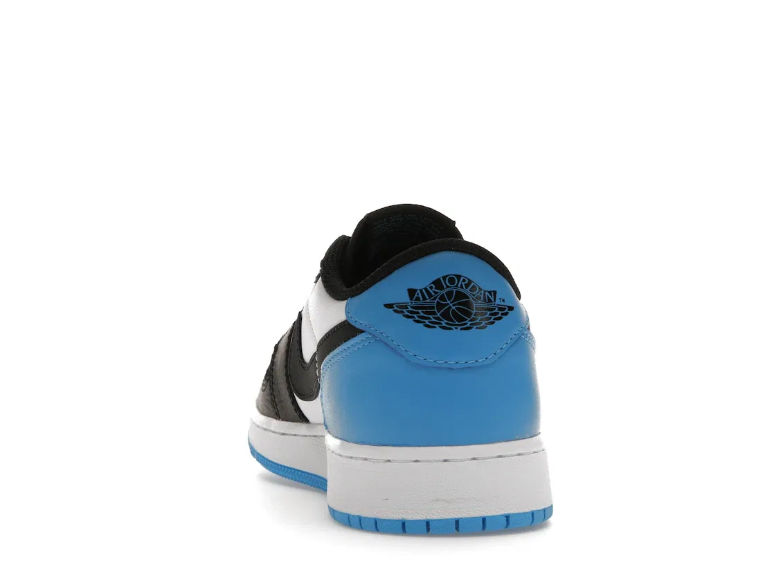 Детские кроссовки Lifestyle с принтом Jordan 1 Retro Low OG Jordan, White/Dark Powder Blue/Black — фото 4