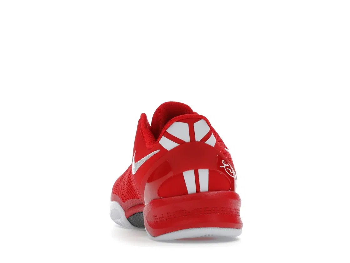Детские кроссовки для активного спорта Nike Kobe 8, University Red/White/University Red — фото 4