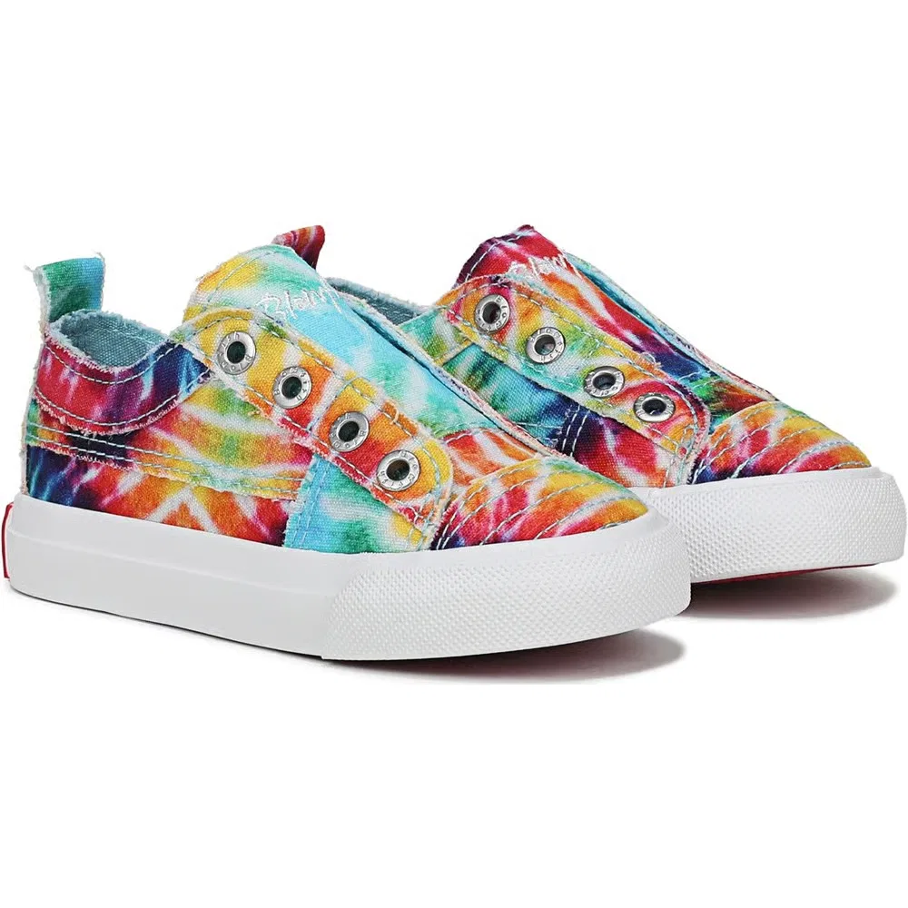 Детские кроссовки-слипоны Blowfish Malibu, Rainbow Tie Dye Canvas
