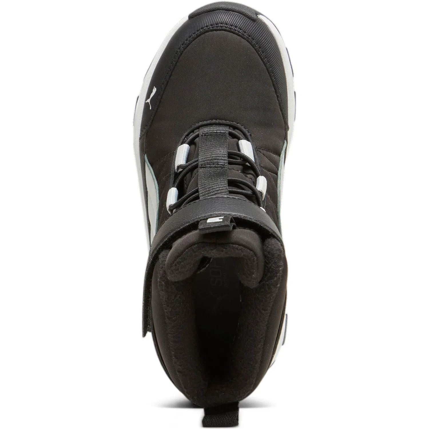 Детские зимние ботинки с мембраной PUMA Evolve, Black/Ash Gray/White — фото 4