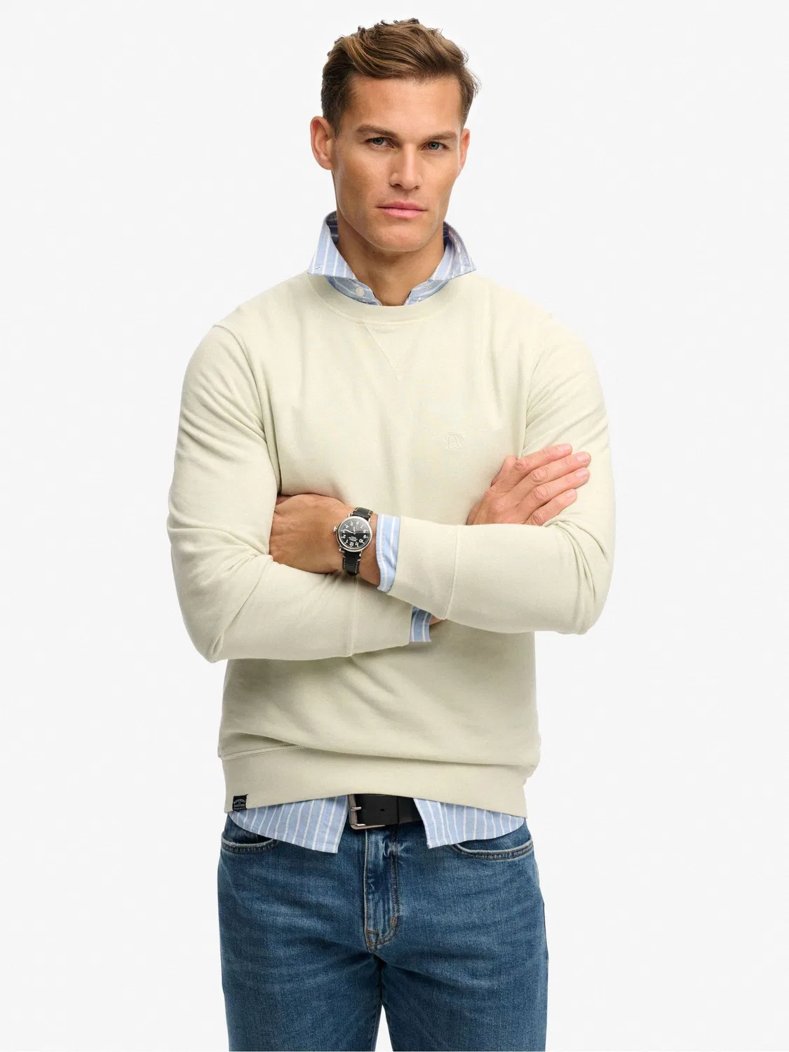 Свитшот Classic Essential Superdry, кремовый