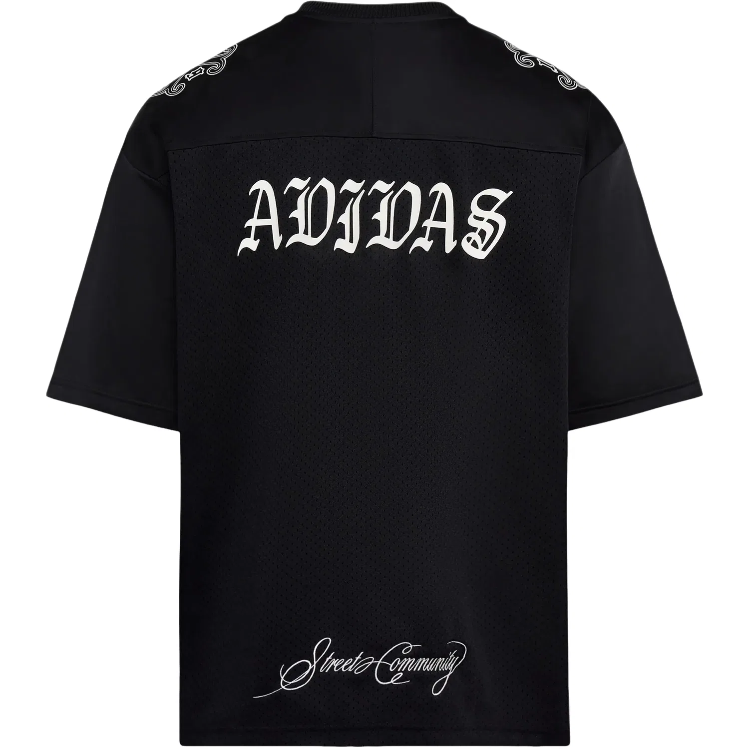 Мужская игровая майка Jersey Asia Sizing 'Black' adidas, черный — фото 2