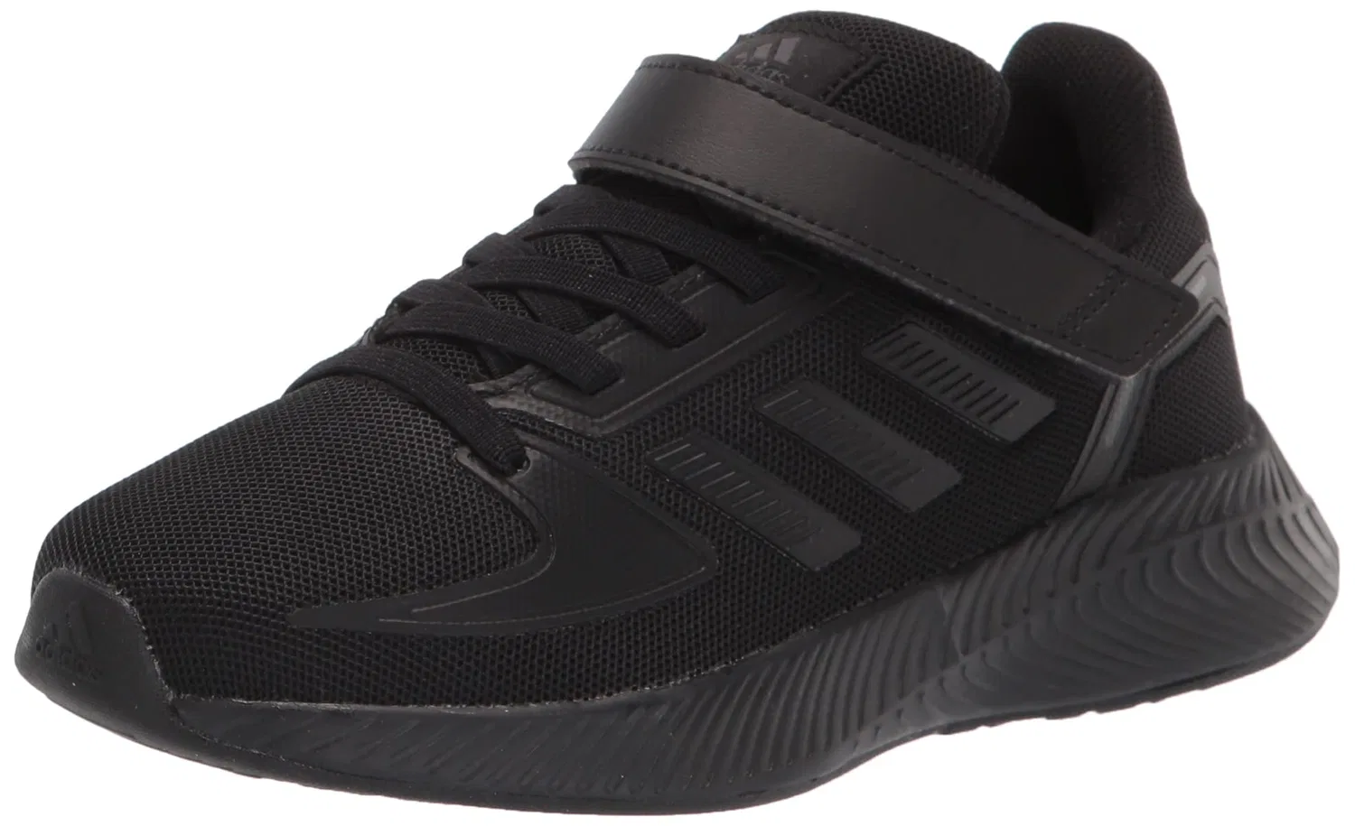 Детские кроссовки для мальчиков с липучкой Adidas, Black Grey