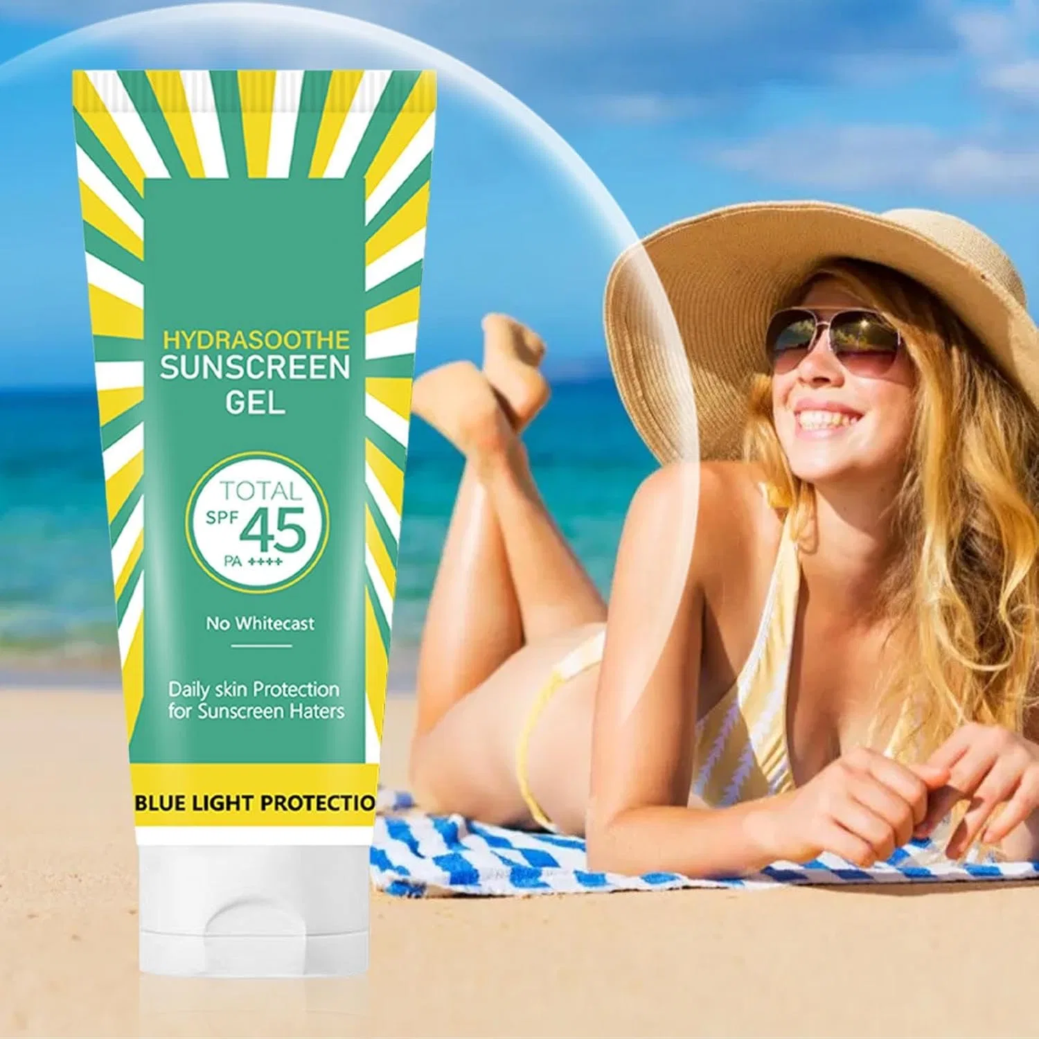 Солнцезащитный гель для лица SPF45, 50 мл Generisch — фото 3