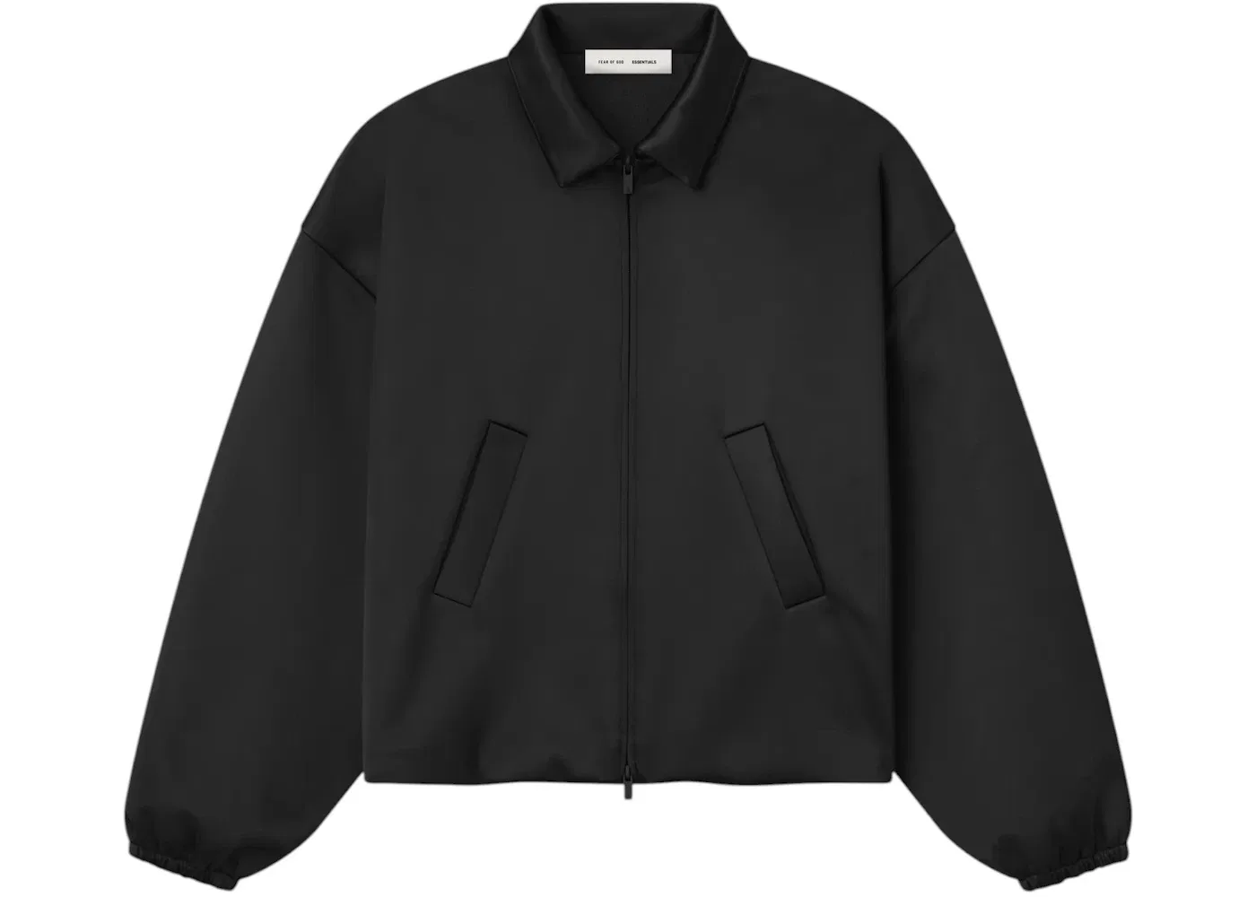 Мужская куртка-бомбер из сатина Fear of God, Jet Black