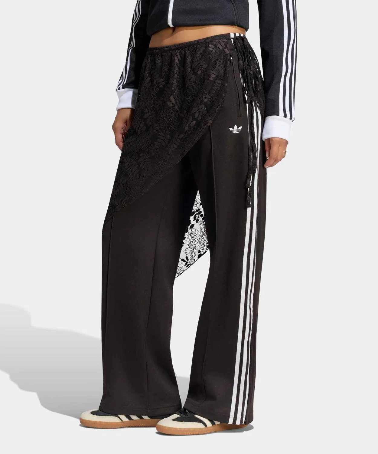 Женские спортивные штаны с отстегивающейся юбкой Firebird 2-in-1 Adidas, Brown