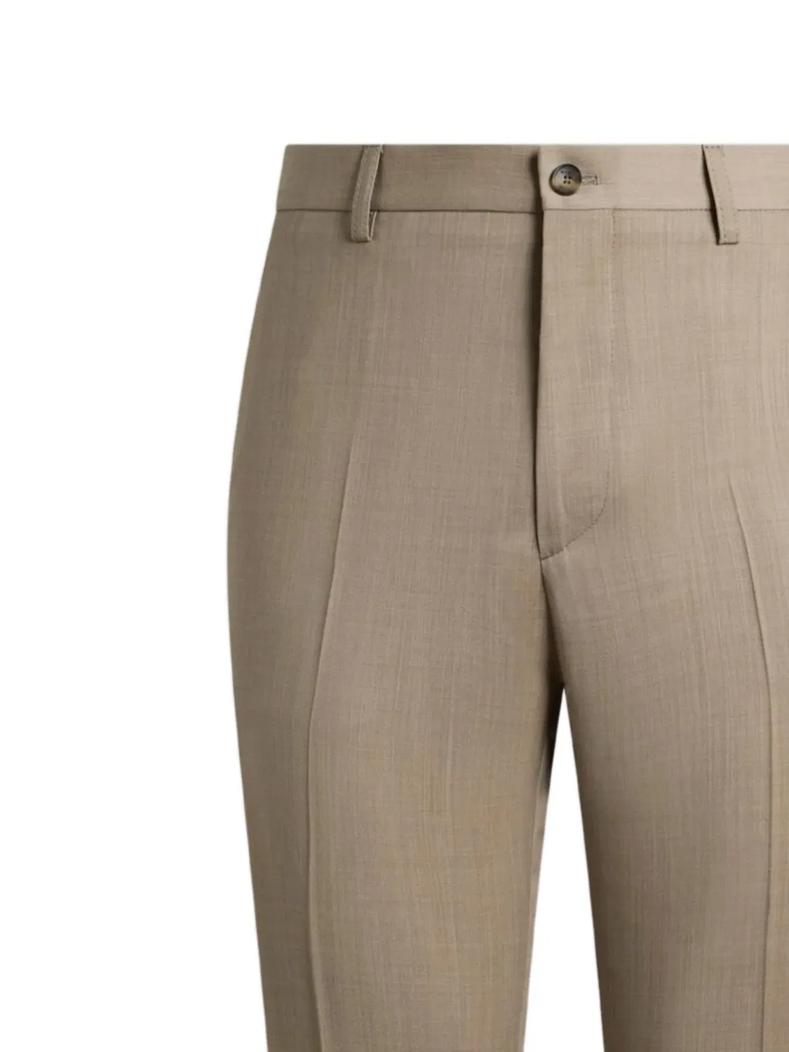 Tailored wool брюки в светло-коричневом цвете ETRO, нейтральные — фото 2
