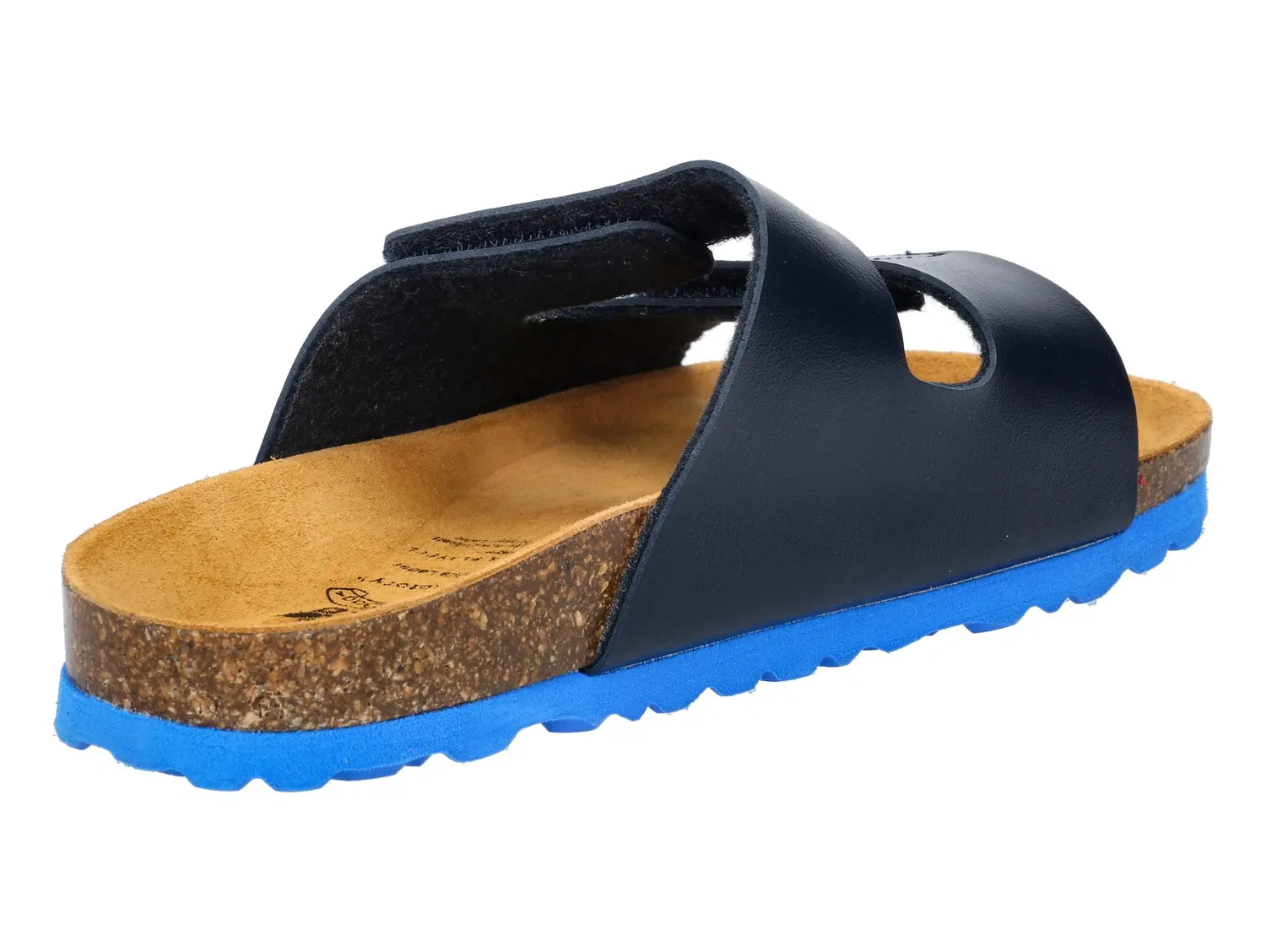 Домашние тапочки детские на липучке Bioline Velcro Kids Lico, синий — фото 4