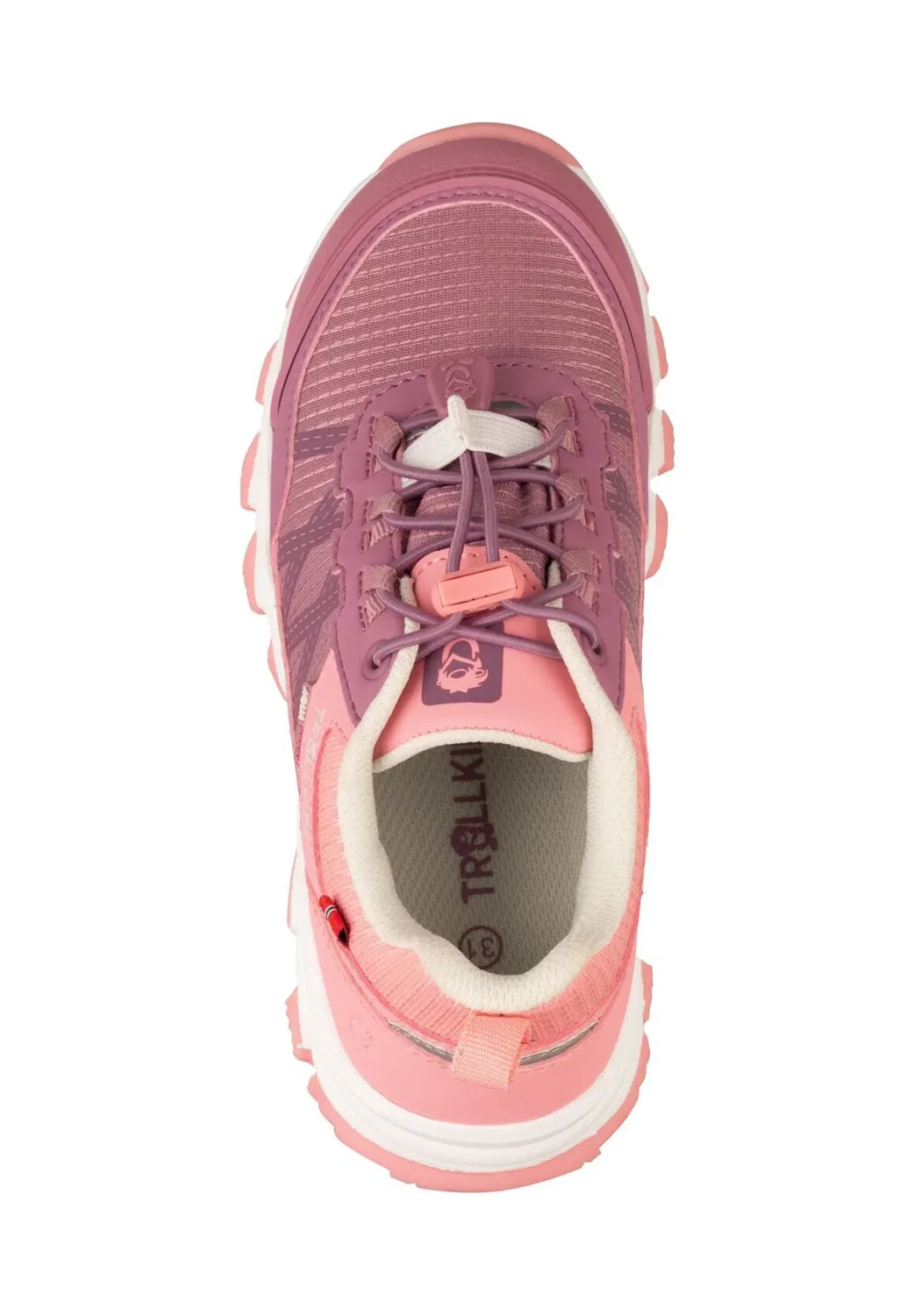Детские походные ботинки Trolltunga Hiker Low XT унисекс - походные ботинки Trollkids, Orchid Peony Rose — фото 3
