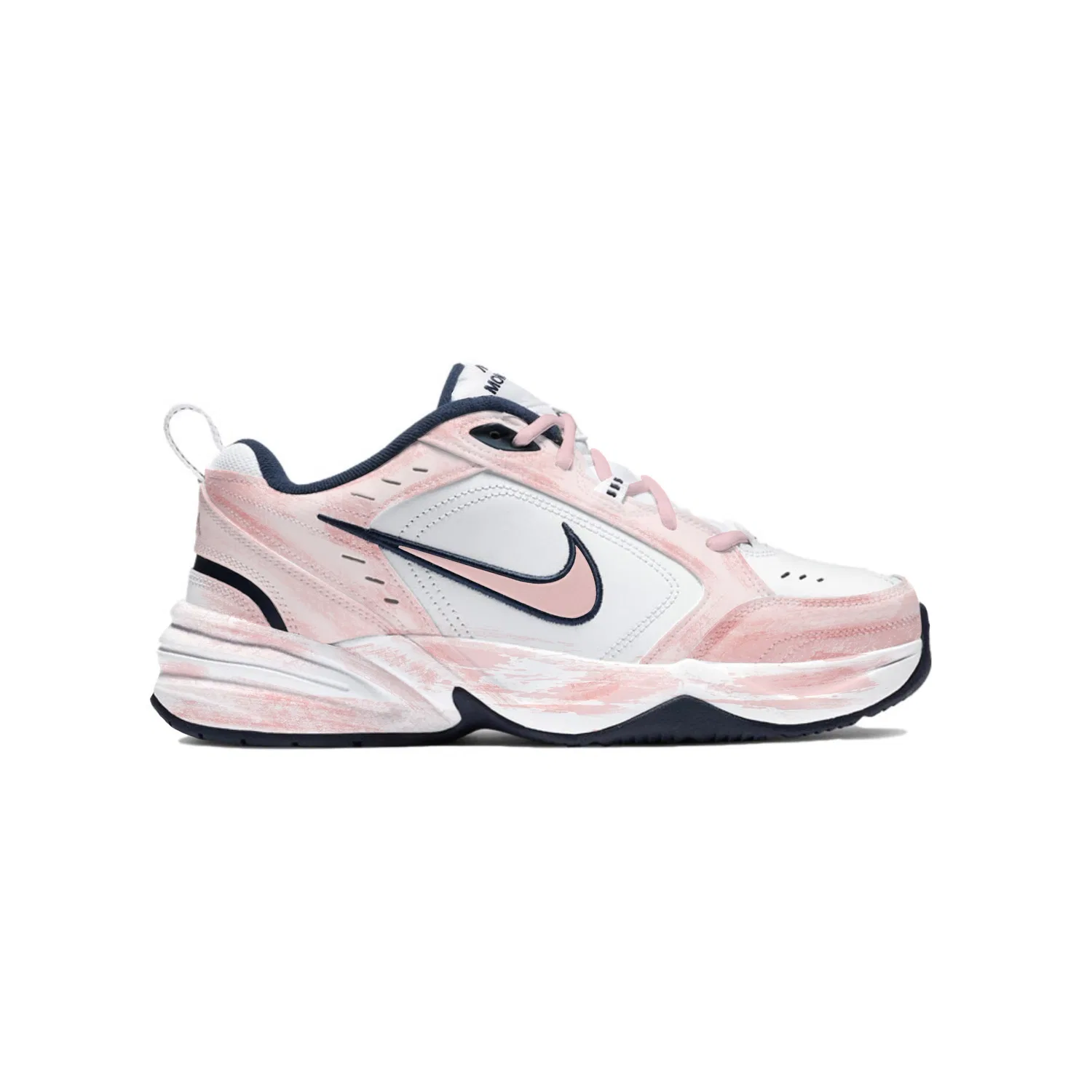 Детские кроссовки-челси с принтом Air Monarch 4 Nike, Pink White — фото 4