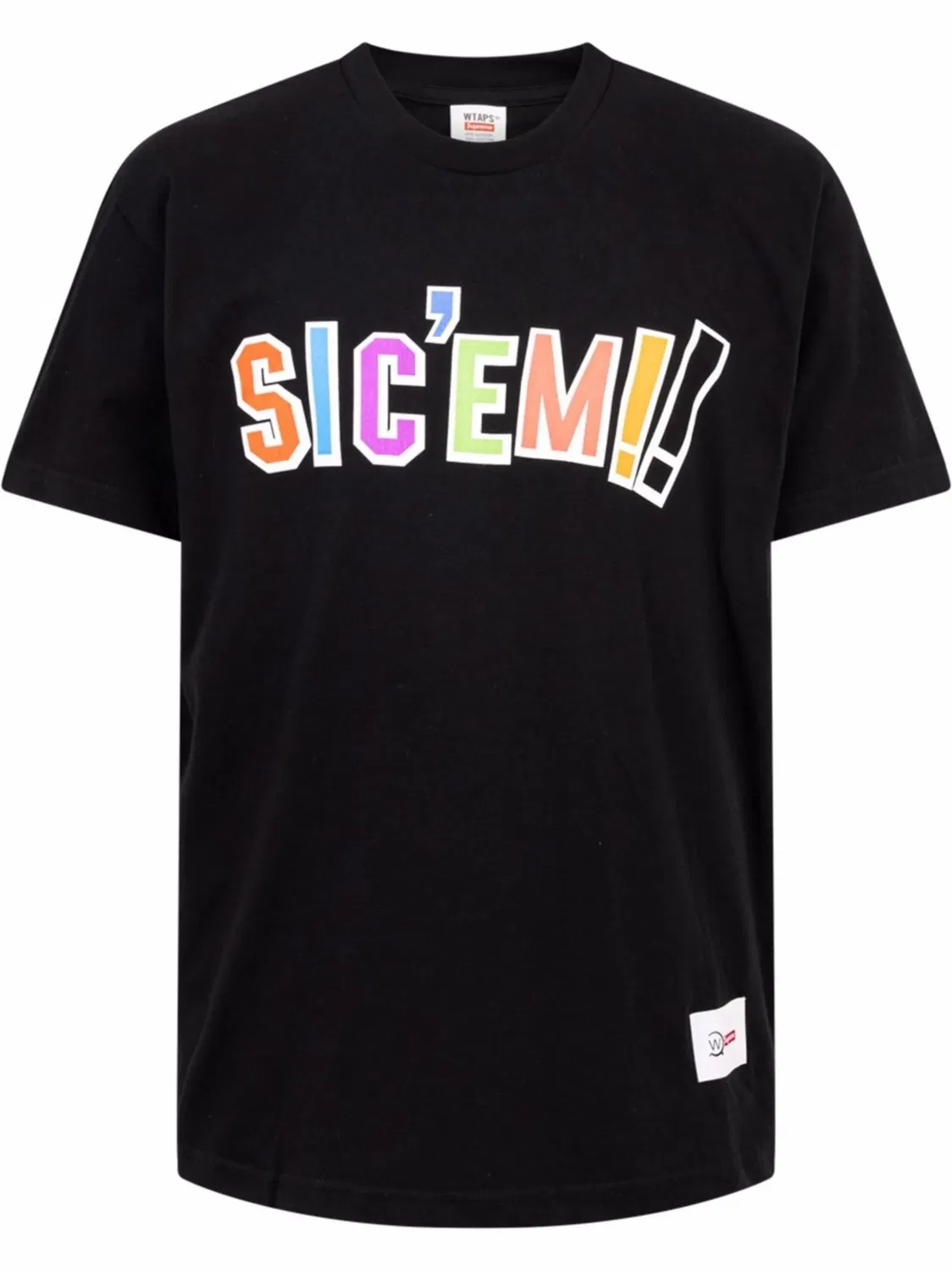 Supreme Футболка Sic'Em черная