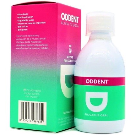 Oddent Ополаскиватель для полости рта при язвах во рту 300мл Menarini — фото 2