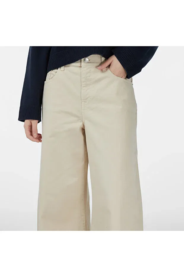 Женские широкие брюки Calvin Klein, Pb5-White — фото 4