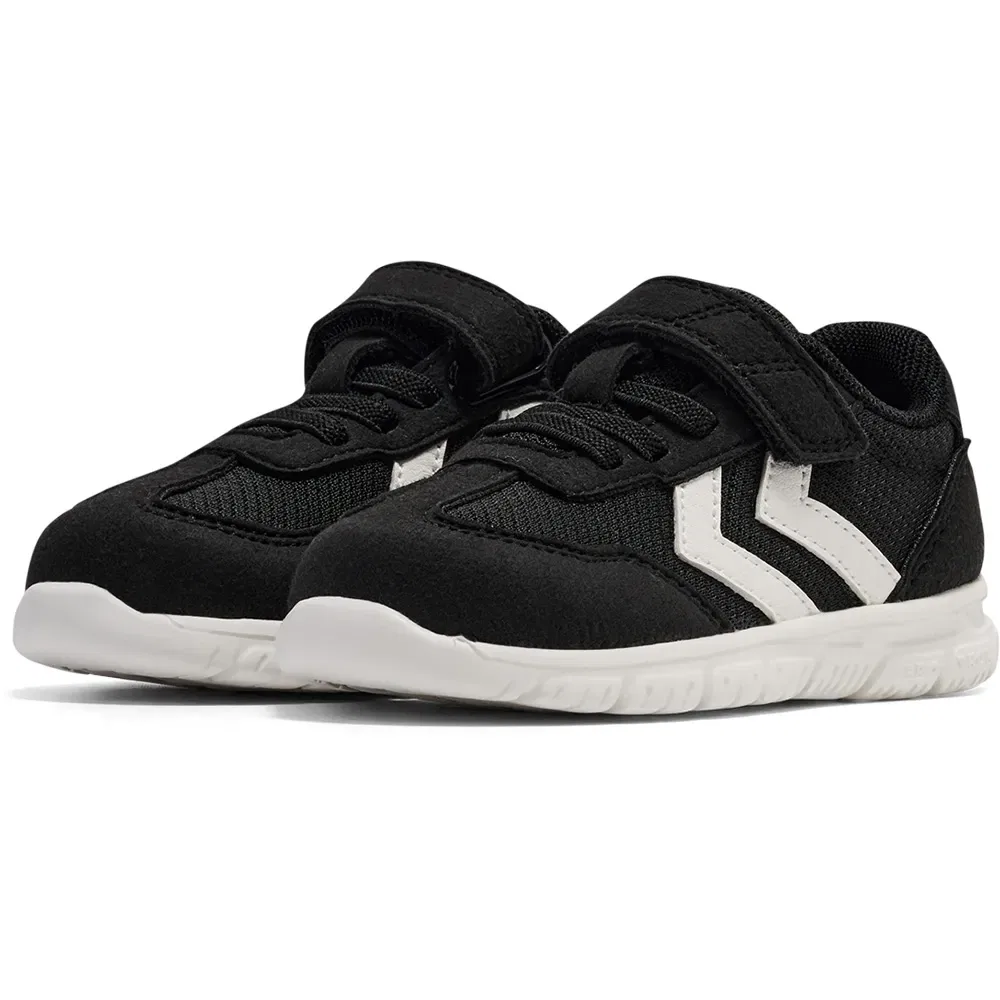 Детские кроссовки для девочек с дышащим верхом Crosslite 2.0 Hummel, Black — фото 2