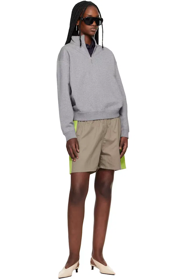 Серый свитшот Wander Quarter Zip Canada Goose — фото 4