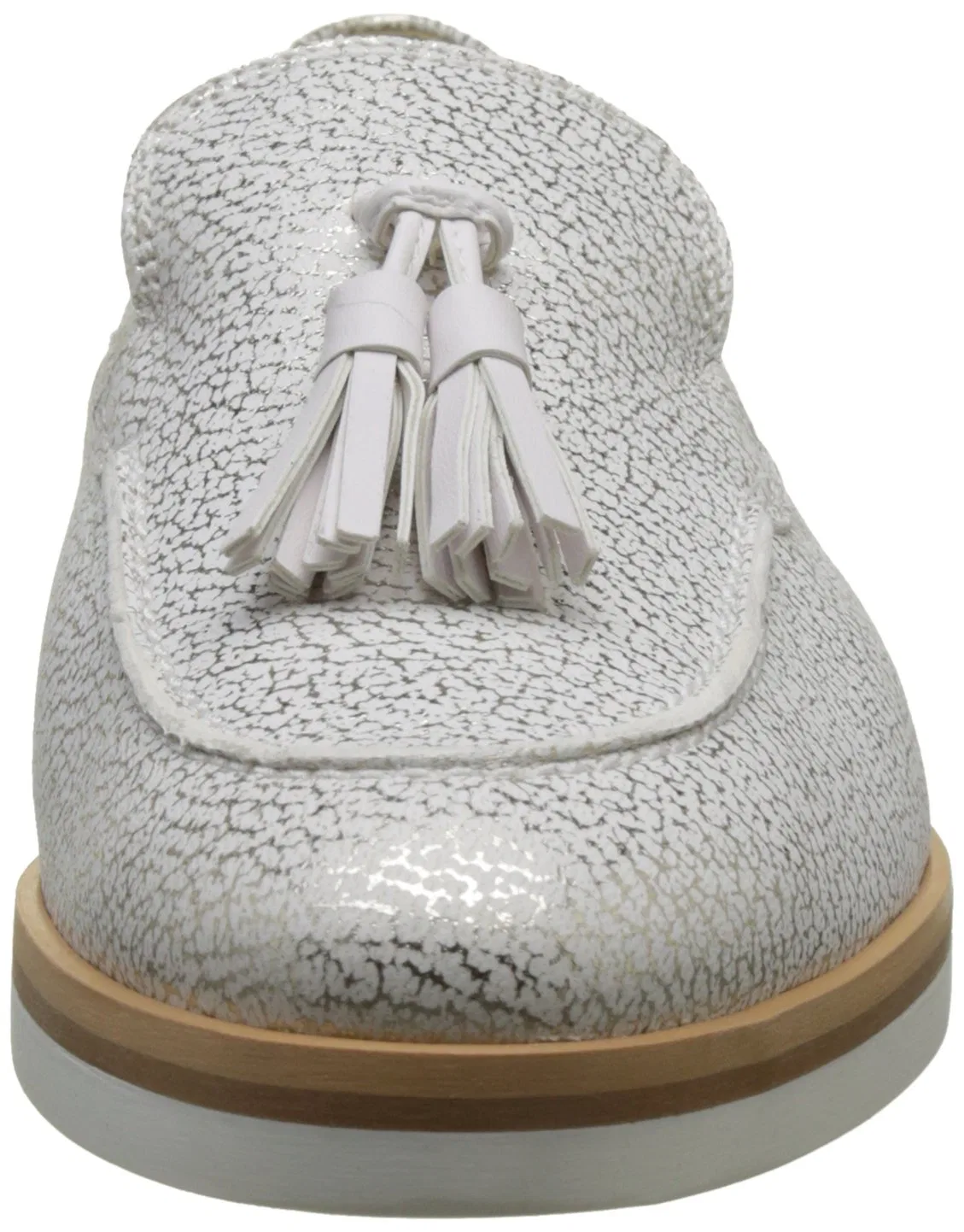 Детские лоферы для девочек Geox, Bianco Off White Whitec1209 — фото 2
