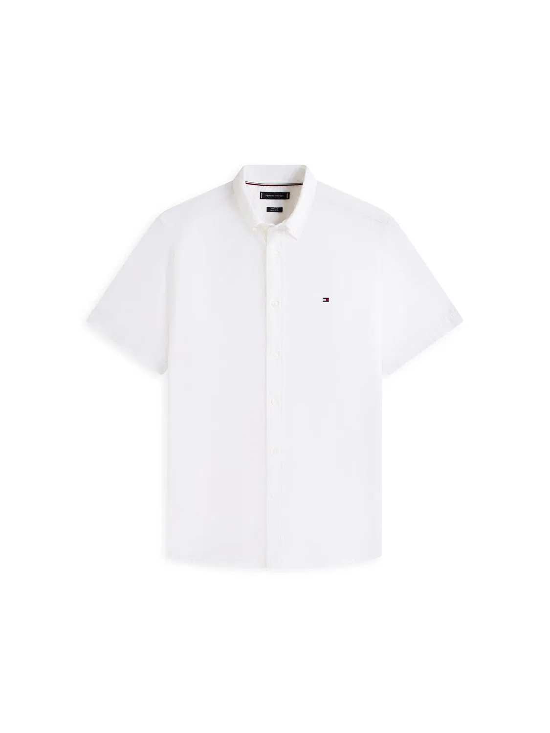 Рубашка на пуговицах Tommy Hilfiger Regular fit CORE FLEX белого цвета