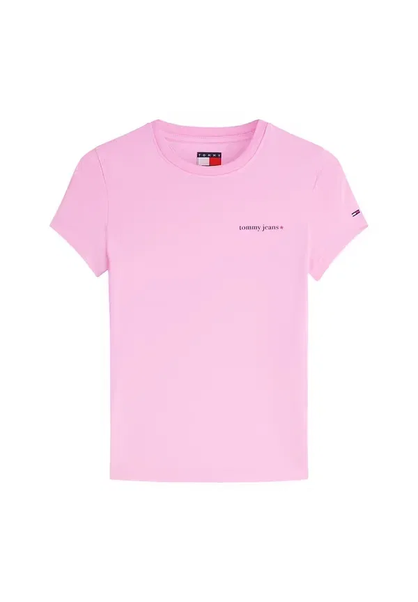 Футболка с принтом Print Tommy Hilfiger, Rosa, розовый — фото 3